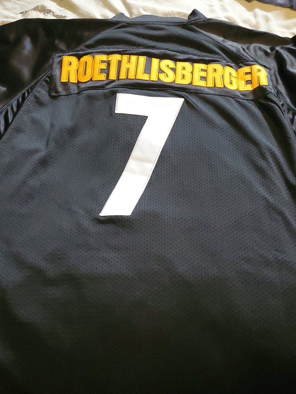 NFL Authentic Reebok Pittsburgh Steelers Ben Roethlisberger Jersey...🏈🔥